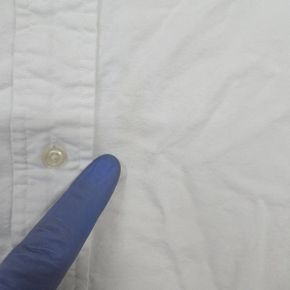 Polo Ralph Lauren Shirt Mens XL White Flesh Pony Button Up Down Long Sleeve